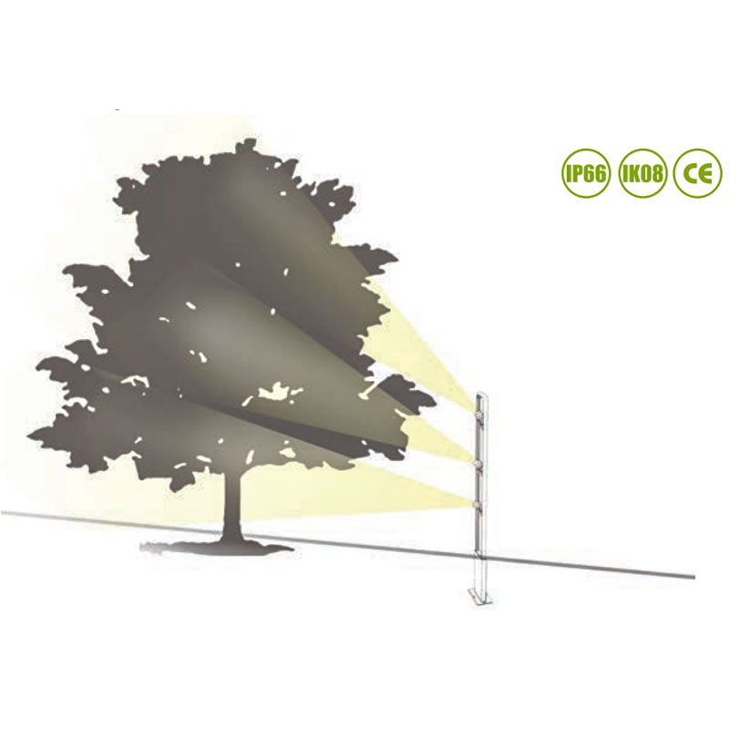 AT7 Garden Landscape Slider Lámpara de iluminación de árbol multifuncional